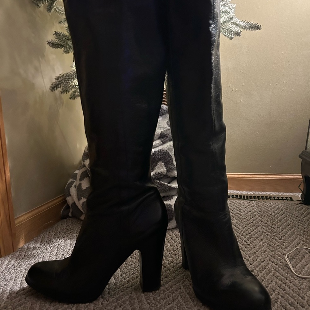 Nine West Leather heeled boots